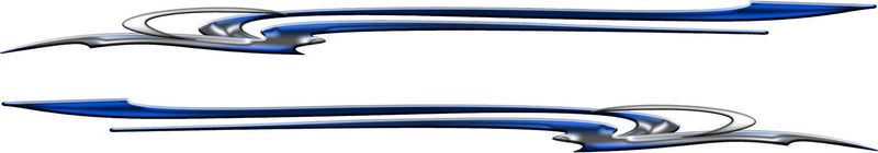 silver blue vinyl stripe decals kit for trucks